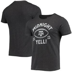 HOMEFIELD Men Midnight Yell Texas A&M T-Shirt Small Dark Grey Short Sleeve NWT